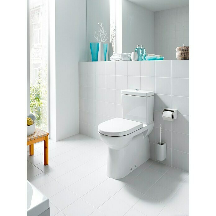 Laufen Pro Stand-WC (Ohne Spülkasten und WC-Sitz, Tiefspüler, Senkrecht/Waagerecht, Weiß)