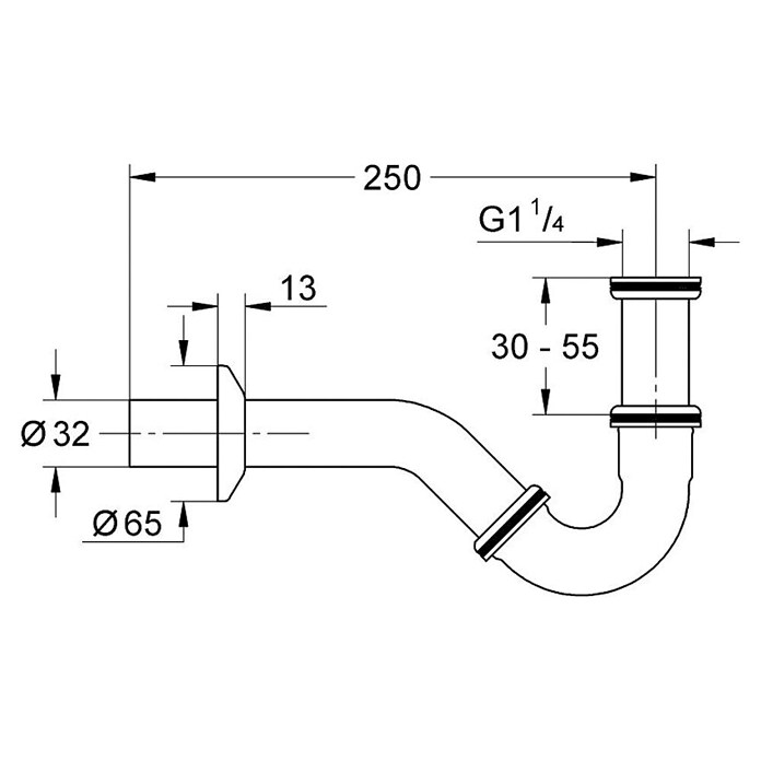 Grohe Bidetsiphon