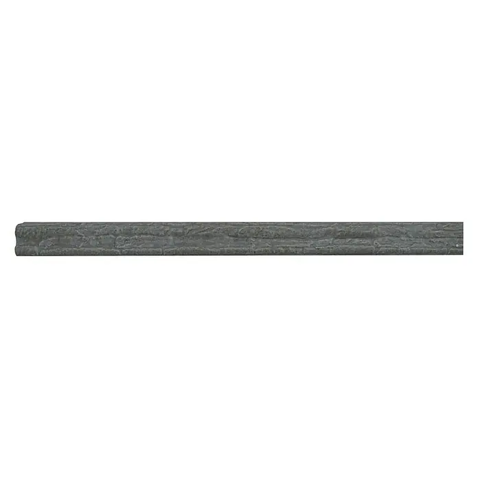 Moldura decorativa rústica Gris dark - 5 x 60 x 5 cm, Dark - Repisa de piedra gris con una textura marcada, que proporciona detalles arquitectónicos y un encanto rústico para cualquier espacio.