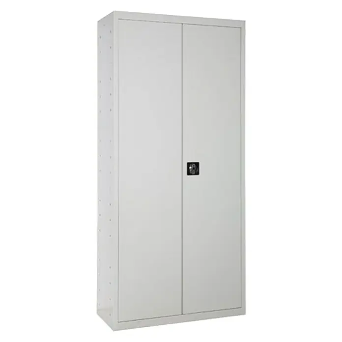 Simonrack Simonlocker Armario multiusos metálico Tandem Multi Desmontado - L x An x Al: 40 x 60 x 180 cm, Gris, Número de puertas: 2 ud. - Un armario metálico gris con cerradura y dos puertas, ideal para guardar documentos y material de oficina. Construcción robusta para la oficina o el taller.