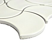 Mosaikfliese Fächer Uni FS 19I (27,6 x 27,6 cm, Elfenbein, Glänzend)