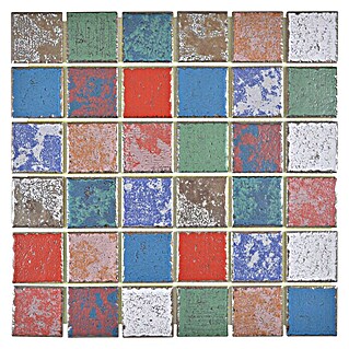 Mosaikfliese Quadrat Orient Color Mix CD CUBIS (Mehrfarbig)