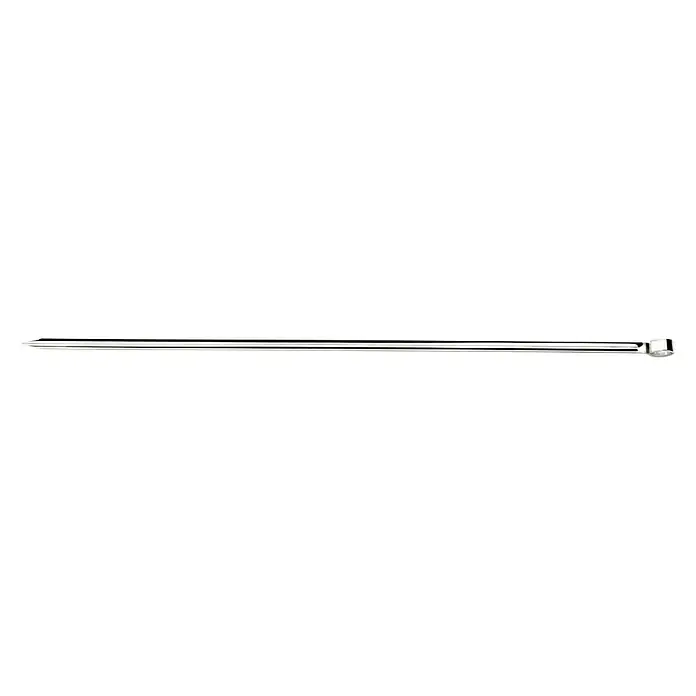 Tramontina Churrasco Grillspieß - Länge: 40 cm, 6 -tlg. - Ein silberfarbener Cocktailspieß mit einer scharfen Spitze und einer kleinen Schlaufe am Ende für einfache Handhabung.