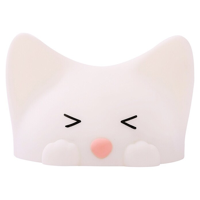 LED-Nachtlicht Catty Cat (Weiß, L x B x H: 12,6 x 10,6 x 8,2 cm) | BAUHAUS