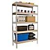 Simonrack Simontaller Estantería para cargas pesadas Ecoforte Chipboard (L x An x Al: 45 x 180 x 200 cm, Capacidad de carga: 400 kg/balda, Número de baldas: 5 ud.)