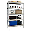 Simonrack Simontaller Metall-Schwerlastregal (L x B x H: 45 x 150 x 250 cm, Traglast: 400 kg/Boden, Anzahl Böden: 5 Stk.)