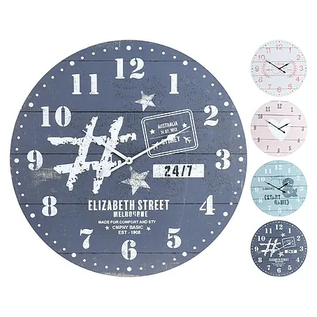 Reloj de pared Elisabeth street