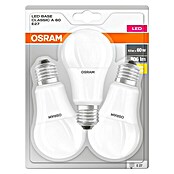 Osram Bombilla LED (3 uds., E27, 8,5 W, Color de luz: Blanco cálido, No regulable)