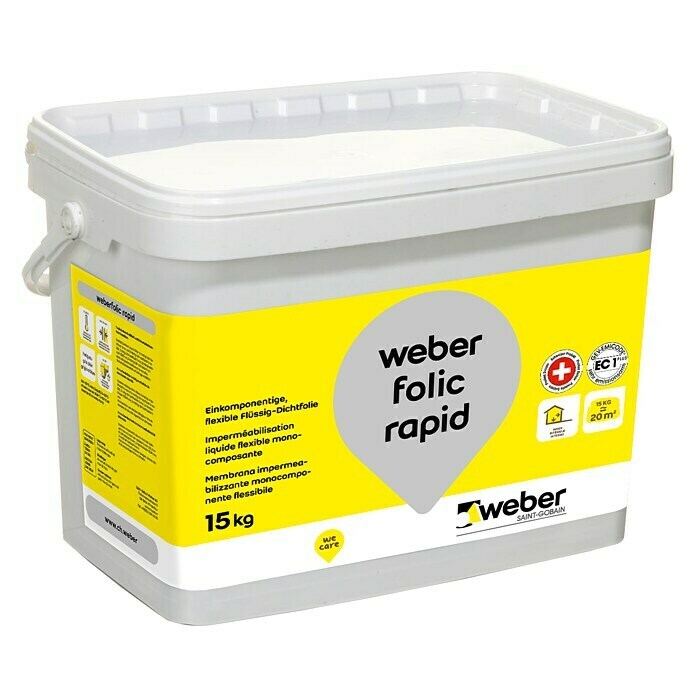 Weber Folic Rapid Membrana impermeabilizzante liquida 5 kg
