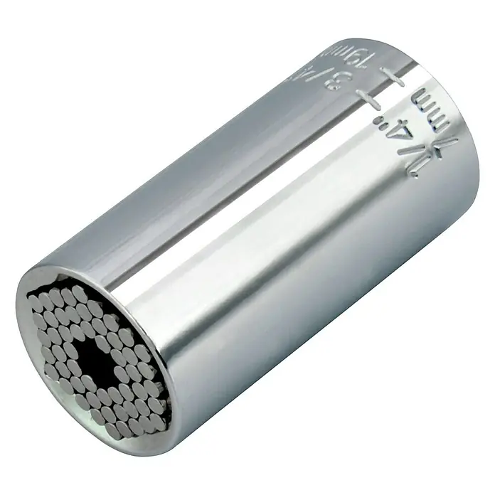 Cartrend Universal-Steckschlüsseleinsatz - Antriebsgröße: ½″, Einstellungsbereich: 300 Nm - Universal-Steckschlüssel mit mehreren Stiften für verschiedene Schraubengrößen. Vielseitiges Werkzeug für Heimwerker und Profis.