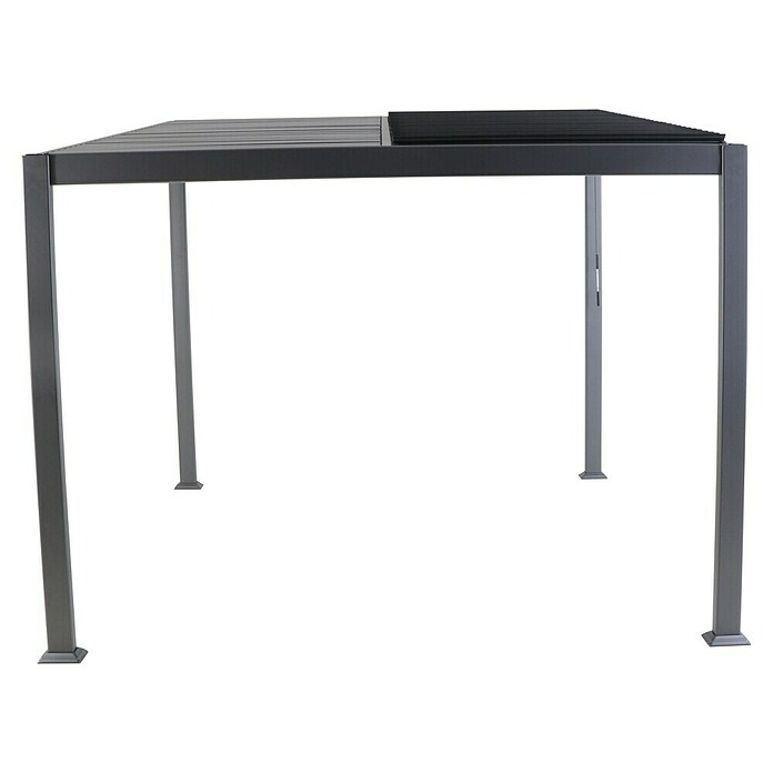 Sunfun Anstellpavillon (L x B x H: 300 x 600 x 255 cm, Anthrazit)