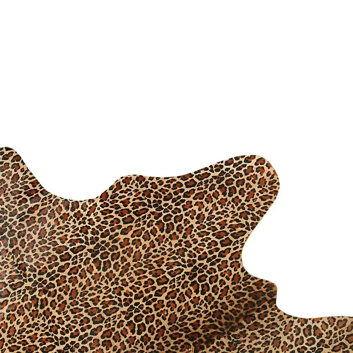 Esbeco Kuhfell - 100 % Echtfell, Leopard - Ein auffälliges Kuhfell mit Leopardenmuster, das jedem Raum einen Hauch von Wildnis verleiht. Ideal für eine luxuriöse und einzigartige Dekoration.
