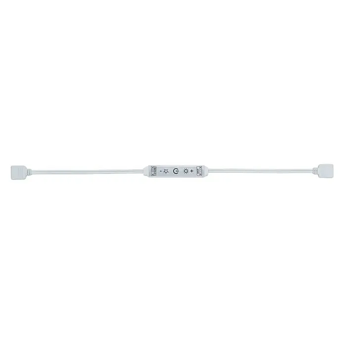 Paulmann YourLED Conector intermedio con interruptor de atenuación - 60 W, 12 V - Regulador de intensidad para tiras LED: controla sin esfuerzo el brillo de la iluminación de tus tiras LED con este controlador.