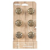 Nesu Pomo para muebles 2600C 6 uds. (Ø x Al: 31 x 21 mm, Acero)