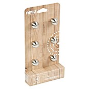 Nesu Pomo para muebles 17216 6 uds. (Ø x Al: 20 x 21 mm, Acero, Cepillado)