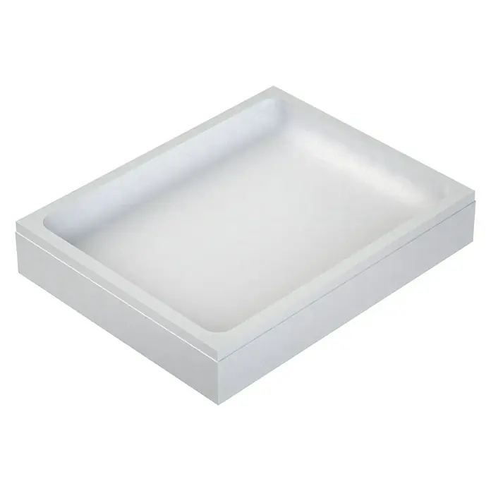 Ottofond Duschwannenträger Liberia - L x B: 137 x 87 cm, Expandiertes Polystyrol, Weiß - Weißes, rechteckiges Bad Tablett aus Keramik, ideal für Badezimmerablagen und zur Dekoration, um Ordnung zu halten.