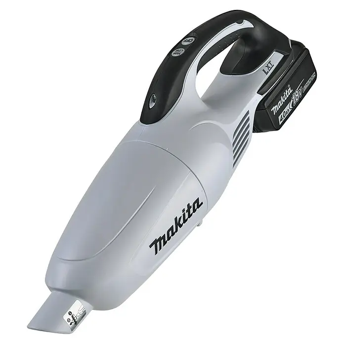 Makita LXT 18V Akku-Staubsauger DCL181FZW - 18 V, Ohne Akku - Makita CL108FD Akku-Staubsauger, ein praktisches und kabelloses Reinigungsgerät für den täglichen Gebrauch.