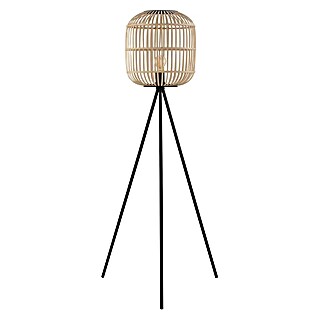Eglo Bordesley Lámpara de pie (28 W, Altura: 139 cm, Marrón claro, E27)
