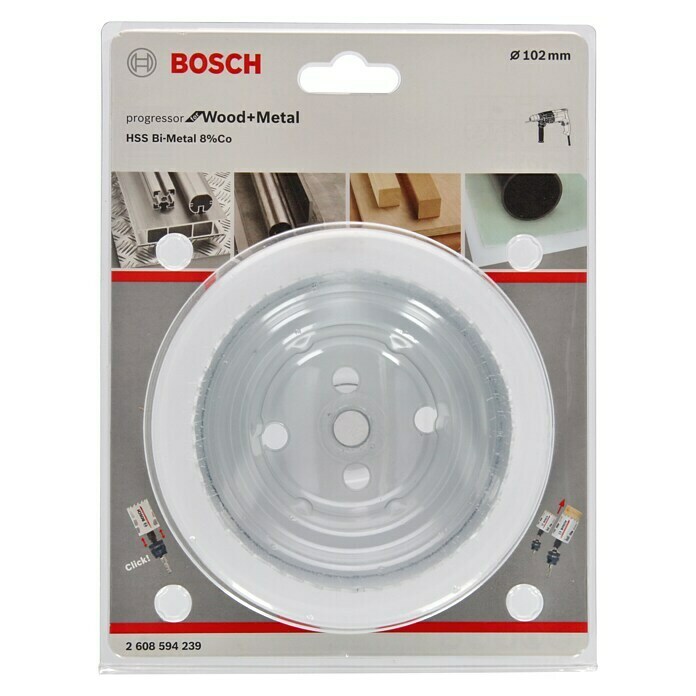 Bosch Professional Lochsäge (Durchmesser: 102 mm, HSS-Bimetall)