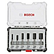 Bosch Set de fresas (6 piezas, Diámetro vástago: 8 mm)