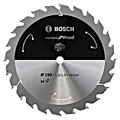Bosch Cirkelzaagblad (Diameter: 150 mm, Boorgat: 10 mm, Aantal tanden: 24 tanden)