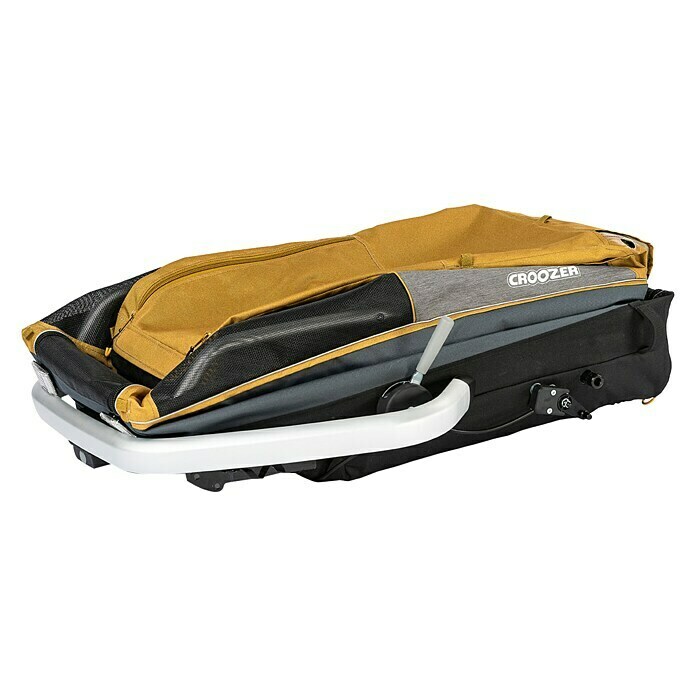 Croozer Hundeanhänger Dog PeppaTraglast: 35 kg, Farbe: Pineapple yellow Left Side View