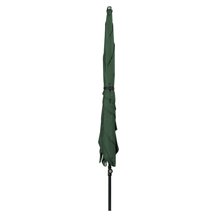 Doppler Sonnenschirm Sunline WaterproofDunkelgrün, 230 x 190 cm Front View