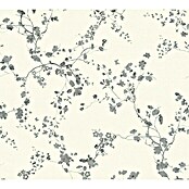 AS Creation Metropolitan Stories Vliestapete Blümchen (Weiß/Grau, Floral, 10,05 x 0,53 m)