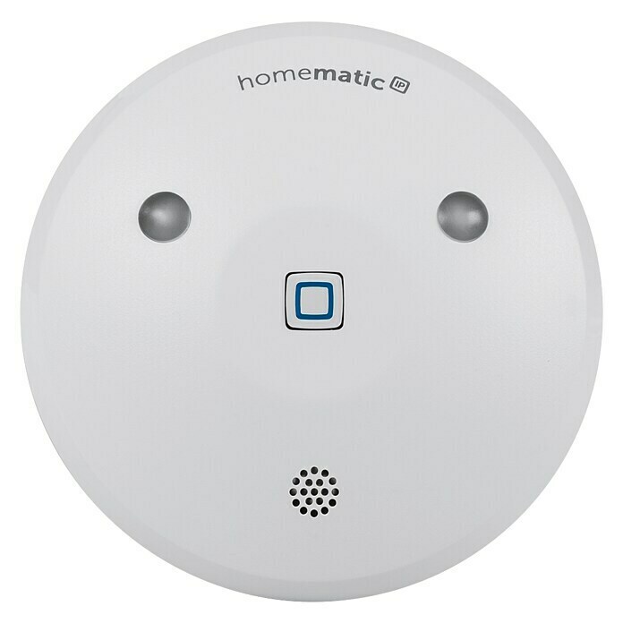 Homematic IP Alarmsirene (Batteriebetrieben, Alarmsignal: 90 dB, Ø x H: 12,4 x 4,5 cm)