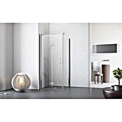 Camargue Vario Dusch-Falttür S54 (100 x 195 cm, Beschichtet, Stärke: 6 mm, Silber)