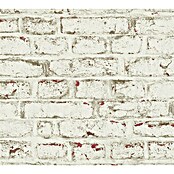 AS Creation Trendwall Vliestapete (Weiß/Rot, Steinoptik, 10,05 x 0,53 m)