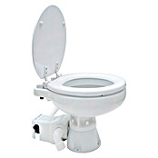 Albin Pump Bordtoilette Standard Electric EVO Kompakt Low 12V (L x B x H: 42,5 x 45 x 31 cm, Spülsystem: Elektrisch, Weiß)