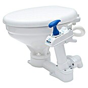 Albin Pump Bordtoilette manuell Comfort (L x B x H: 46 x 47 x 33,5 cm, Spülsystem: Manuelle Wasserspülung, Weiß)