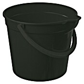 Sunware Eimer Basic (Fassungsvermögen: 12 l, Schwarz, Kunststoff)