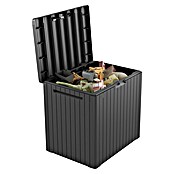 Keter Storage-Box City Box (L x B x H: 56 x 45 x 58 cm, Kunststoff, Anthrazit)