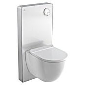 Camargue Sanitarni modul za stenski WC  (Dve splakovalni količini, 10,8 x 48,3 x 100 cm, Steklene obloge, Bele barve) | 4056 - Spülkästen/ VWI/ Montageelemente UP | DCDB - Spülkästen und Zubehör | DCD - Sanitärinstallation | DC - Sanitärinstallation | D - Sanitär | BAUHAUS