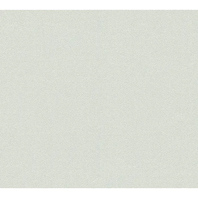 A.S. Création Trendwall Vliestapete II - Weiß/Silber, Uni, 10,05 x 0,53 m - Nahaufnahme einer dezenten, strukturierten, weißen Oberfläche, ideal für Hintergründe und Texturen.