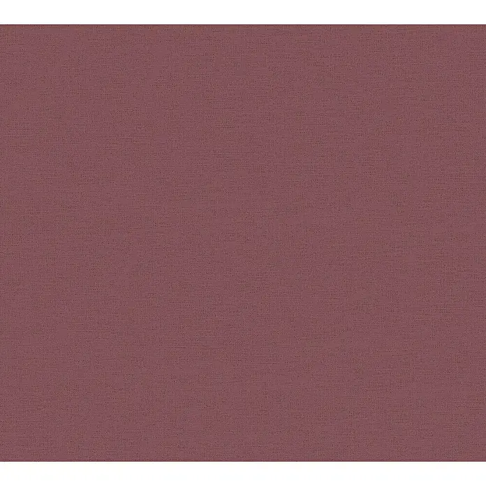 A.S. Création Ethnic Origin Vliestapete - Violett, Uni, 10,05 x 0,53 m - Nahaufnahme eines eleganten, bordeauxroten Textils mit feiner Webstruktur, perfekt für stilvolle Wohnaccessoires und Bekleidung.