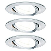 Paulmann LED-Einbauleuchten-Set (6,5 W, Aluminium, Durchmesser: 8,4 cm, GU10)