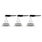 Paulmann Led-inbouwverlichtingset (6,5 W, Geborsteld ijzer, Diameter: 8,4 cm, 3 stk., GU10)