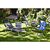 MFG Campingtisch (L x B x H: 80 x 60 x 63 cm, Sevelit, Eisengrau, Klappbar)