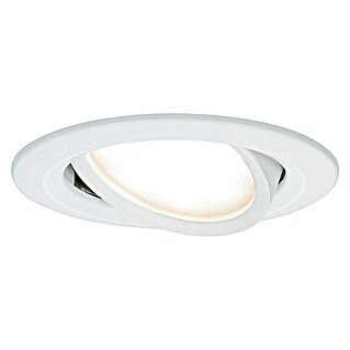 Paulmann LED-Einbauleuchte Nova (6,5 W, Weiß, Warmweiß, 1 Stk., Leuchtenkopf beweglich)