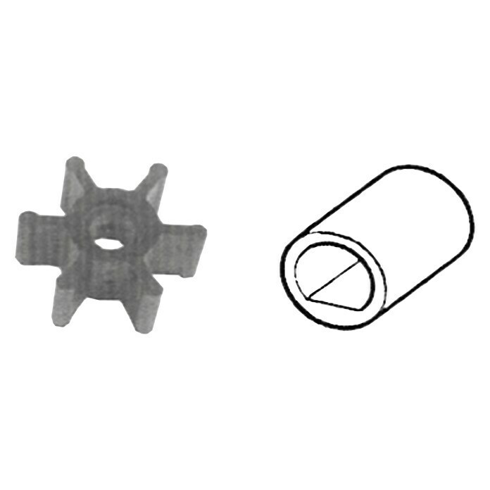 CEF Impeller 500100 GXØ x L: 39,6 x 18,94 mm, Wellendurchmesser: 9,45 mm View From Above