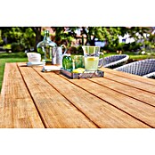 Sunfun Kathrin Gartentisch (L x B: 240 x 100 cm, Akazie, Teakbraun)