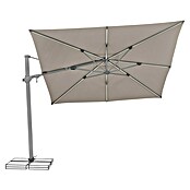 Suncomfort Ampelschirm Varioflex Solar (Light Taupe, Bespannungsmaß (L x B): 300 x 300 cm) | BAUHAUS