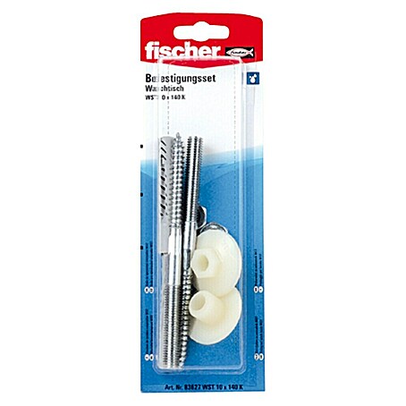 Fischer Waschtischbefestigung (Durchmesser Dübel: 12 mm, Länge Dübel: 70 mm, 2 Stk.)