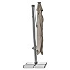 Suncomfort Ampelschirm Varioflex Solar (Light Taupe, Bespannungsmaß (L x B): 300 x 300 cm) | BAUHAUS