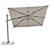 Suncomfort Ampelschirm Varioflex Solar (Light Taupe, Bespannungsmaß (L x B): 300 x 300 cm) | BAUHAUS