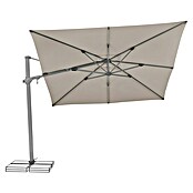 Suncomfort Ampelschirm Varioflex Solar (Light Taupe, Bespannungsmaß (L x B): 300 x 300 cm) | BAUHAUS