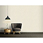 AS Creation Greenery Vliestapete (Creme/Beige, Uni, 10,05 x 0,53 m)